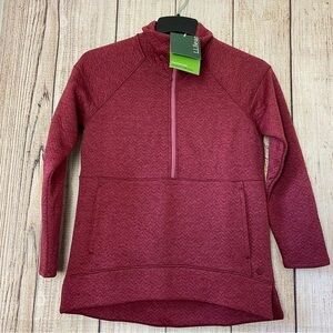 L.L bean womens Flexforward Quilted 1/2 Zip pullover size XS Petite